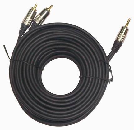 Gembird Kabel 3.5mm stereo 2*RCA 1.5m, pozłacane złącza