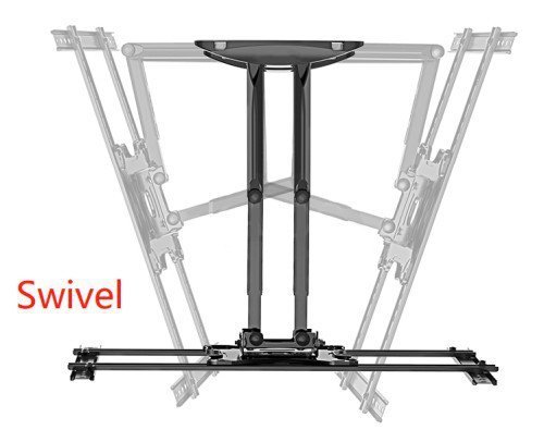 Gembird Uchwyt narożnikowy do telewizora (obracanie i przechylanie), 40 cali-80 cali, do 50kg