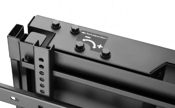 Gembird Uchwyt ścienny do telewizora (stały), 43 cale-90 cali, do 70kg, czarny