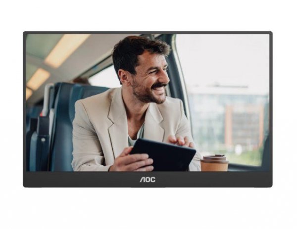 AOC Monitor 16T20E2 15.6 cala IPS Mini HDMI USB-C Głośniki