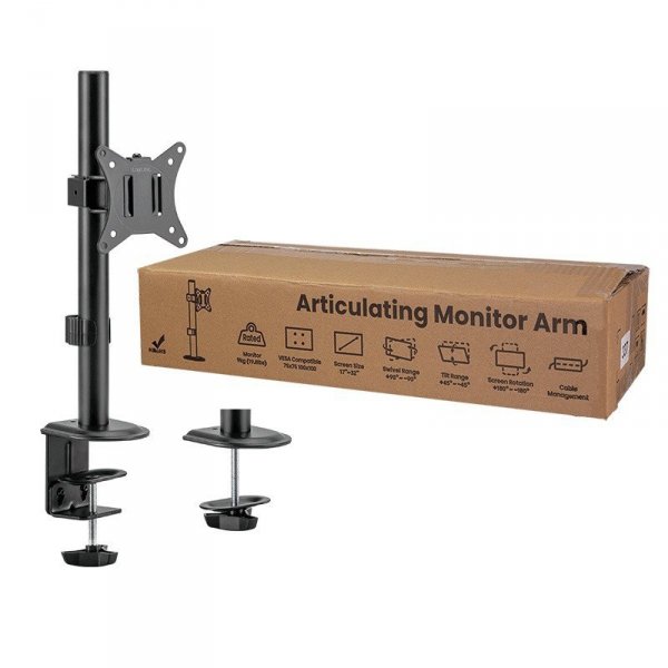LogiLink Uchwyt na monitor 17-32 ', 9kg max, czarny