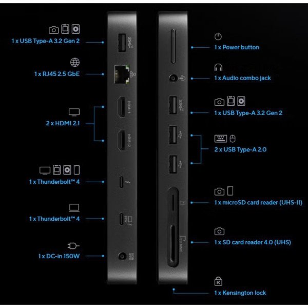 Asus Stacja dokująca Triple 4K Thunderbolt4 Dock DC500 - 90XB08DN-BDS010