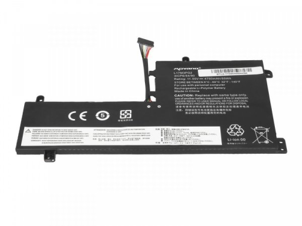 Movano Bateria L17C3PG2 do Lenovo Legion Y530 Y730 Y7000 - 4750 mAh (55 Wh)