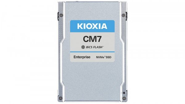 Kioxia Dysk SSD CM7-R 7680GB U.3 NVMe Gen.5 1x4 2x2 DWPD 1 3D TLC BiCS Flash Enterprise NVMe non-SED SIE PLP