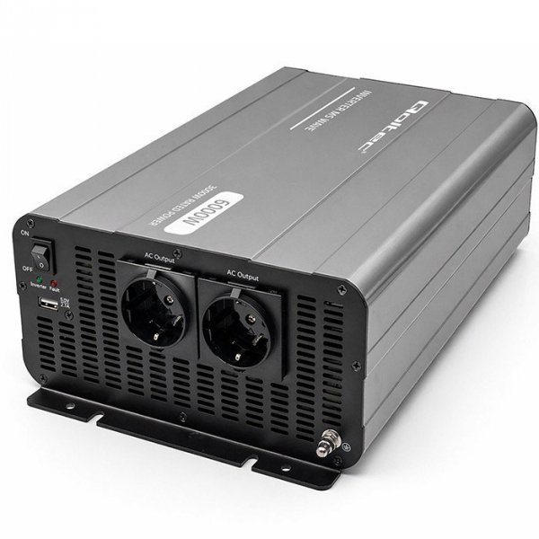 Qoltec Przetwornica napięcia MS Wave | 12V na 230V | 3000/6000W