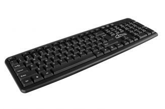 Media-Tech Klawiatura standardowa PS/2 MT122K, czarna