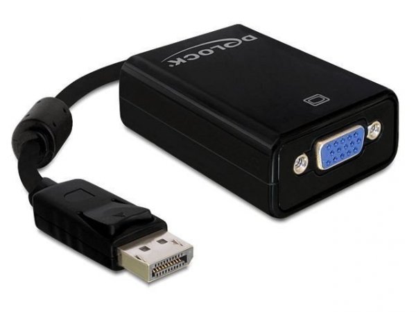 Delock Adapter Displayport(M)-&gt; VGA(F) 12.5cm