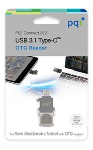 PQI Czytnik kart microSD USB Typ-C; Connect 312