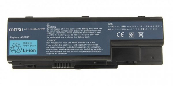 Mitsu Bateria do Acer Aspire 5520, 5920 4400 mAh (49 Wh) 10.8 - 11.1 Volt