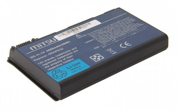 Mitsu Bateria do Acer TM 5320, 5710, 5720, 7720 4400 mAh (49 Wh) 10.8 - 11.1 Volt