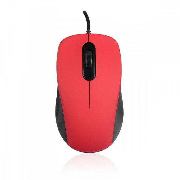 MODECOM M10 CZERWONA PRZEWODOWA MYSZ OPTYCZNA