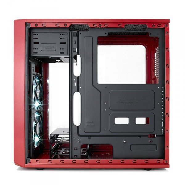 Fractal Design Focus G Red Window 2.5&#039;SDD uATX/ATX/ITX