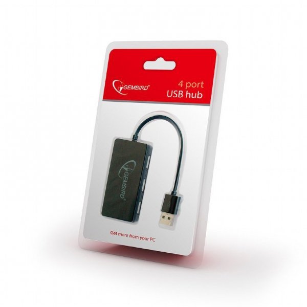 Gembird HUB USB 2.0 4 porty czarny