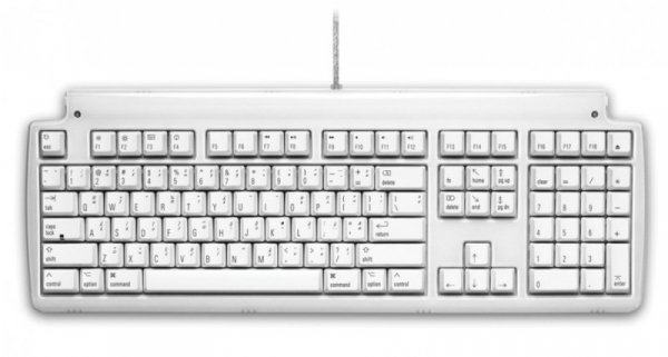 Matias Tactile Pro klawiatura mechaniczna Mac hub 3xUSB biała