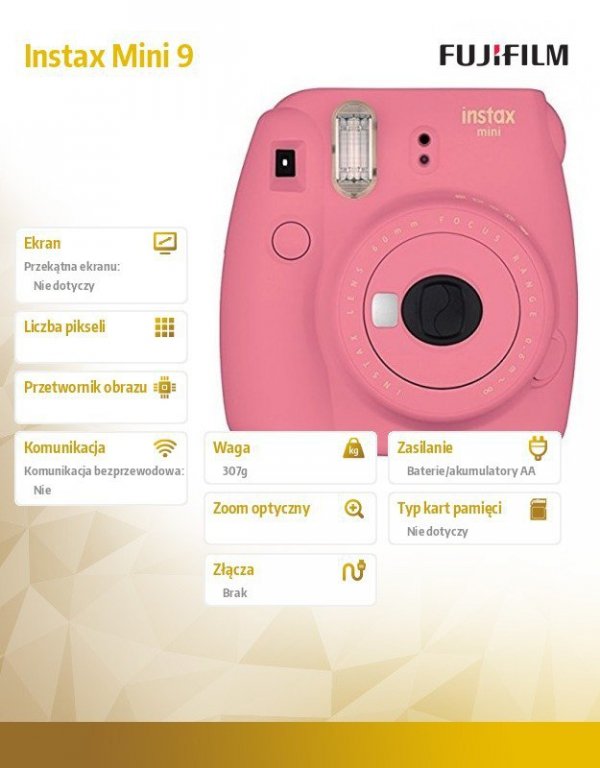 Fujifilm Instax Mini 9 Flamingo Pink