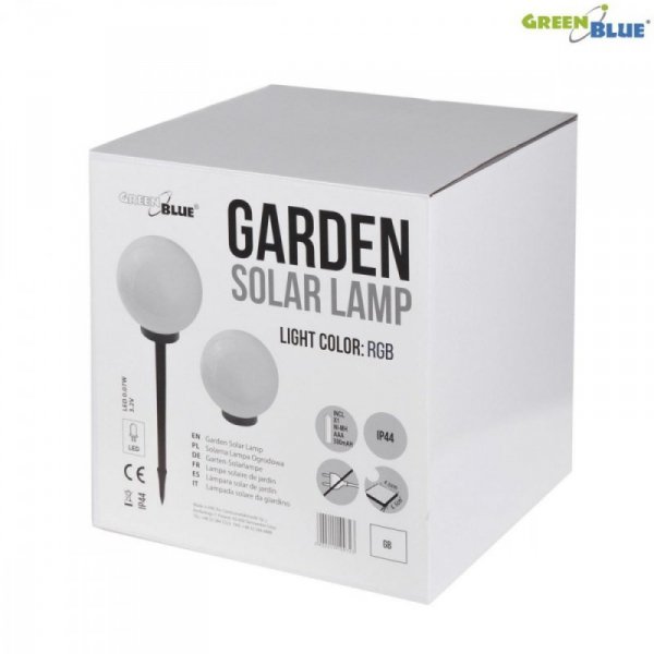 GreenBlue Solarna lampa ogrodowa kula 25x58 GB165