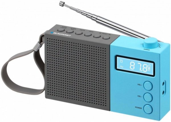 Blaupunkt Radio przenośne PR10BL zegar/alarm