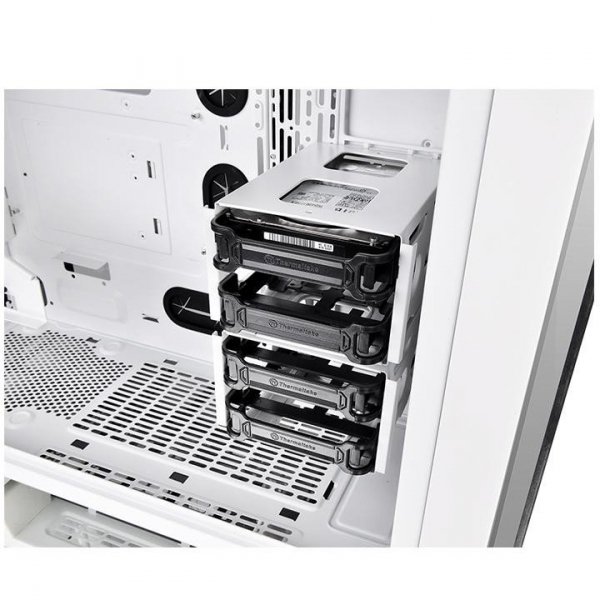 Thermaltake Obudowa View 71 Riing Tempered Glass E-ATX Full Tower - edycja Snow