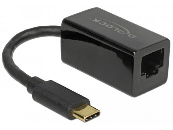Delock Karta sieciowa USB 3.1 typ C -&gt;RJ-45 1GB na kablu