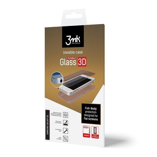 3MK Szkło hybrydowe FlexibleGlass 3D Samsung A600 A6 2018 + folia HG