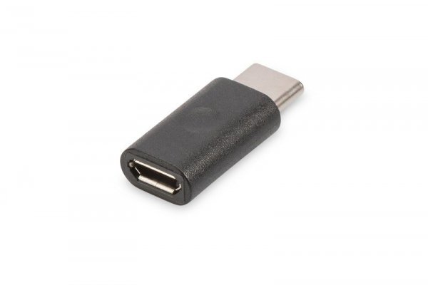 Digitus Adapter USB 2.0 HighSpeed Typ USB C/microUSB B M/Ż Czarny