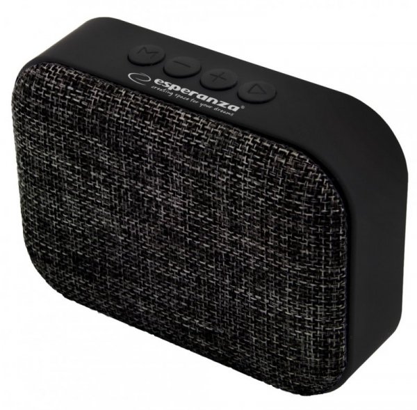 Esperanza Głośnik Bluetooth FM Samba czarny