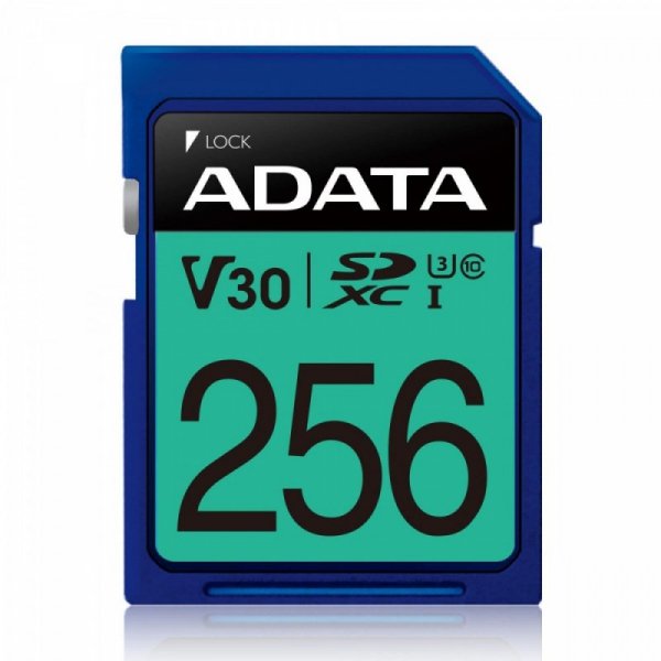 Adata Karta pamięci SDXC PremierPro 256GB UHS-I U3 V30 100/80 MB/s