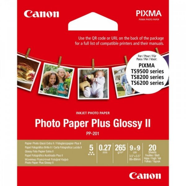 Canon Papier PP201 3.5x3.5 20SH 2311B070