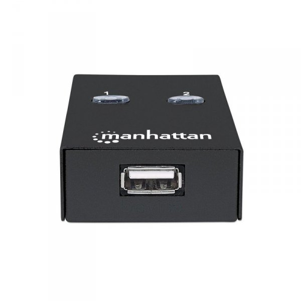 Manhattan Przełącznik automatyczny Hi-Speed USB 2.0 2 PC - 1 USB