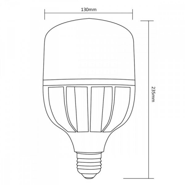 Maclean Żarowka LED E27,50W 230 V MCE263 CW Zimna Biała