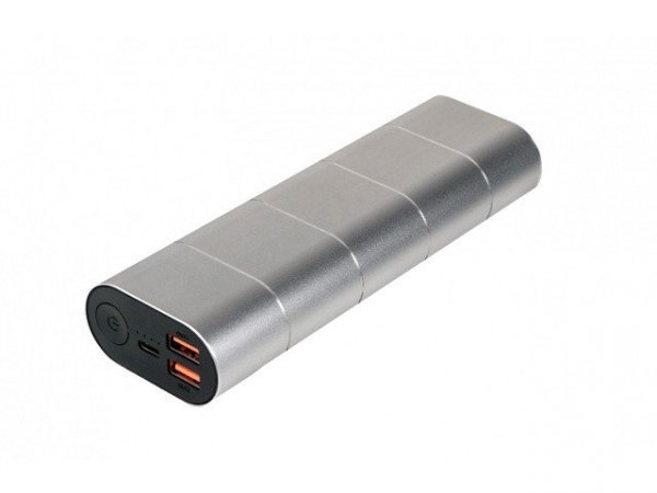 Verbatim Power Bank 20000mAh 2x USB + 1x USB-C Quick Charge 3.0           srebrno-szary