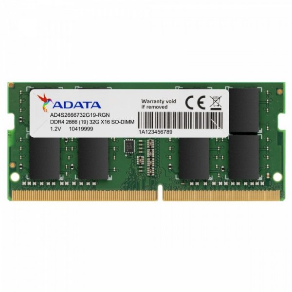 Adata Pamięć Premier DDR4 2666 SODIMM 32GB CL19 (1x32) STray