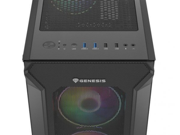 Genesis Obudowa Irid 505 V2 z oknem, ARGB, USB 3.0
