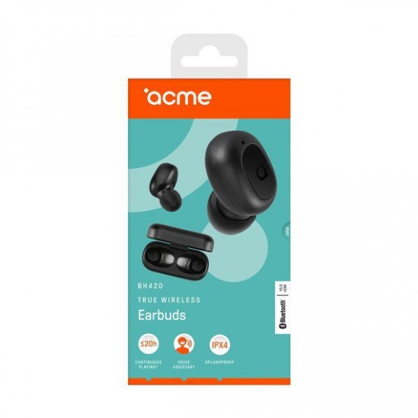 ACME Europe Słuchawki z mikrofonem Bluetooth douszne TWS BH420