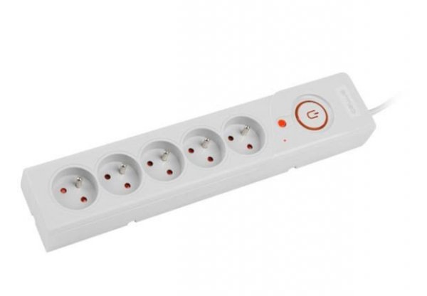 Armac Listwa zasilająca Z5 1.5M 5x230V 10A Z5/15/SZ szara