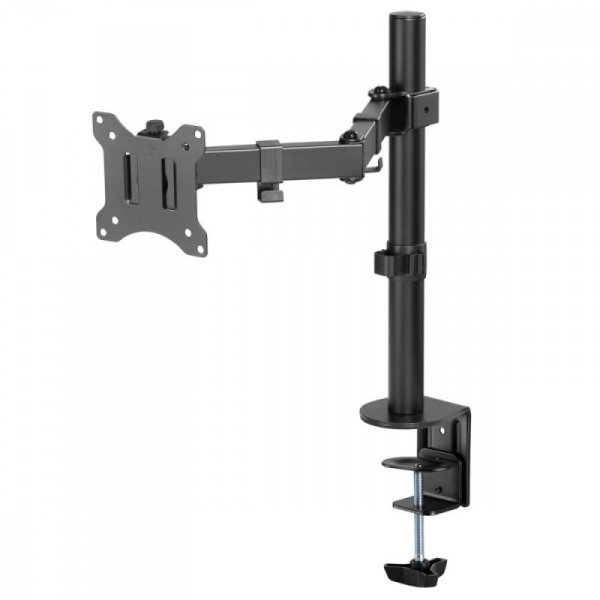 Maclean Uchwyt biurkowy do monitora LCD MC-883 17-32 cale 8kg vesa 75x75 oraz 100x100 Podwójne ramię