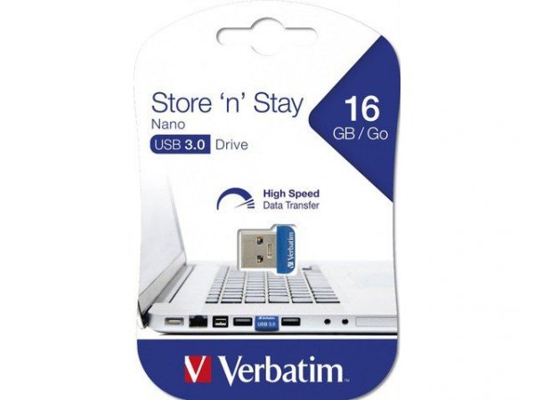 Verbatim Pendrive 16GB Nano Store USB 3.0