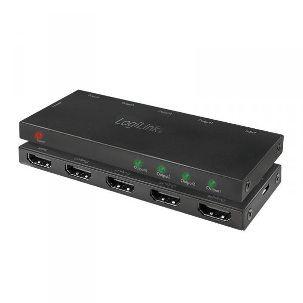 LogiLink Splitter 1 do 4x HDMI 2.0b 4K