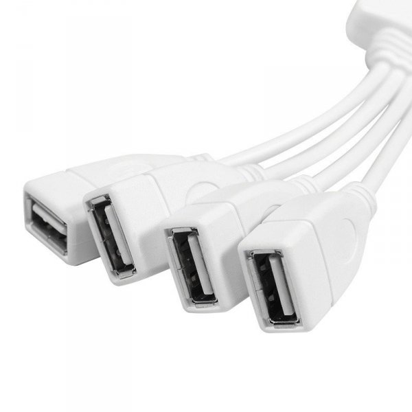 LogiLink Hub 4xUSB 2.0 Biały