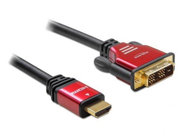 Delock Kabel HDMI(M)-DV I-D(M)(18+1) 5M