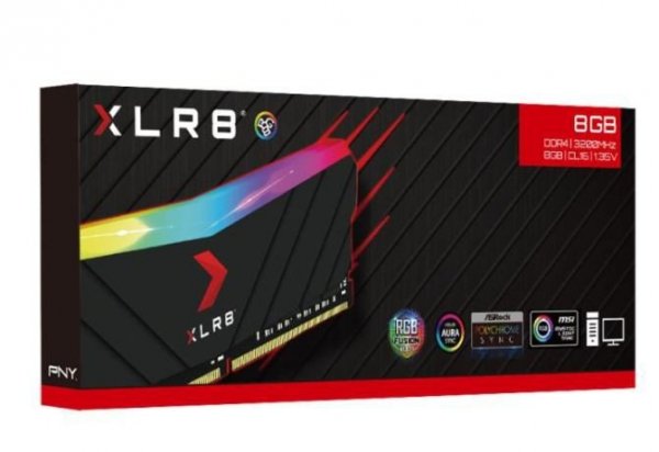 PNY Pamięć 8GB DDR4 3200MHz 25600 MD8GD4320016XRGB
