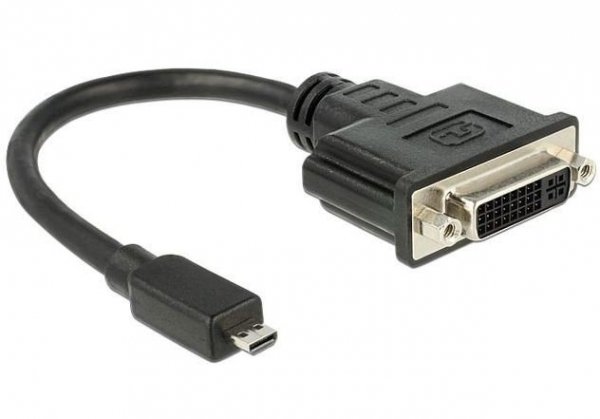 Delock Adapter HDMI MICRO (M)-DVI-D(F)(24+5)