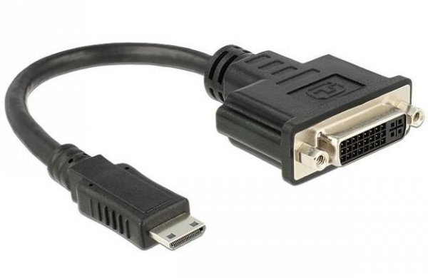Delock Adapter HDMI MINI (M)-DVI-D(F)(24+5)