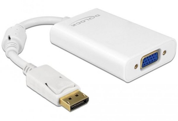 Delock Adapter DISPLAYPORT M  1.1-VGA(F)+MINIJACK