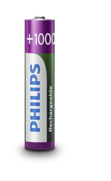 Philips Akumulatory AAA 1000 mAh 4-blister