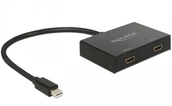 Delock Splitter Video Displayport mini 1.2 -&gt; 2x HDMI 4K