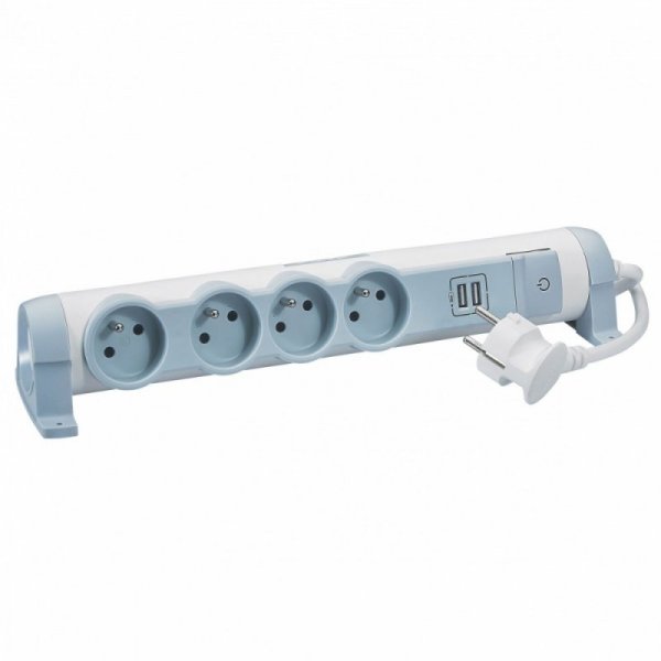 Legrand Przedłużacz 4x2P+Z 1,5m 2xUSB