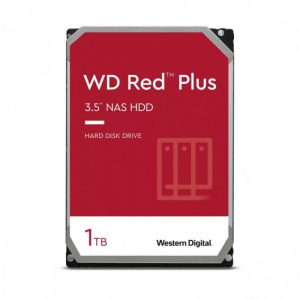 Western Digital Dysk WD Red Plus 2TB 3,5&#039;CMR 128MB/5400RPM WD20EFZX
