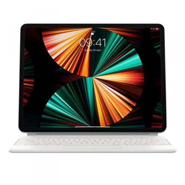 Apple Klawiatura iPad Magic Keyboard 12.9 Biała English (GB)
