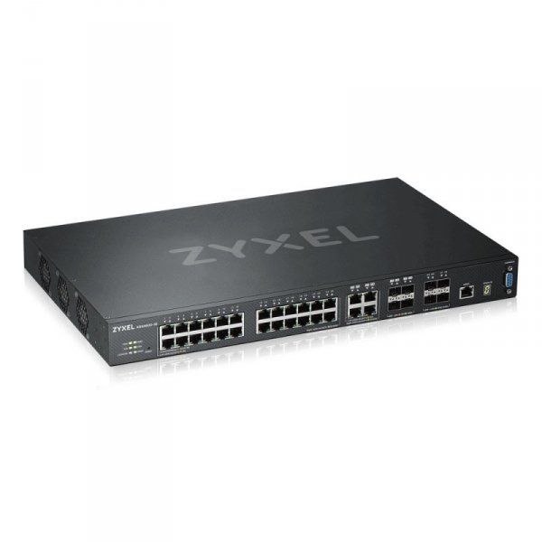 Zyxel Przełącznik zarządzalny XGS4600-32 L3 Managed 28xGiG 4x10G SFP+ 2xPSU XGS4600-32-ZZ0102F